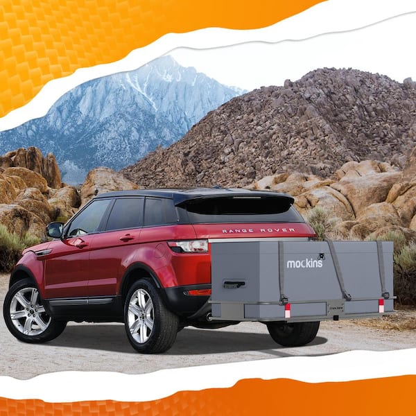57 in. x 24 in. x 19 in. Gray Waterproof Cargo Carrier Bag - 16 cu. ft. of Dry Storage Space, 500 lbs. Capacity