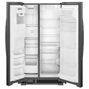 24.5 cu. ft. Side by Side Refrigerator in Black