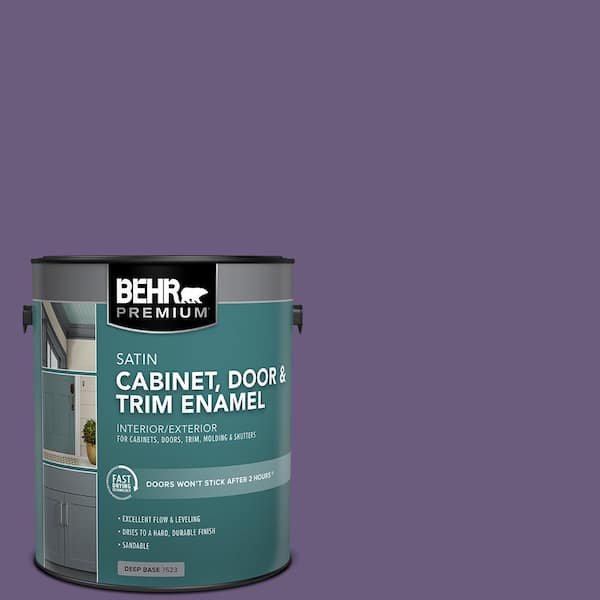 BEHR PREMIUM 1 gal. M5606 Napa Winery Satin Enamel Interior/Exterior