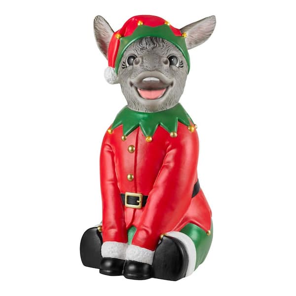 2.5 ft Hand-Painted LED Donkey