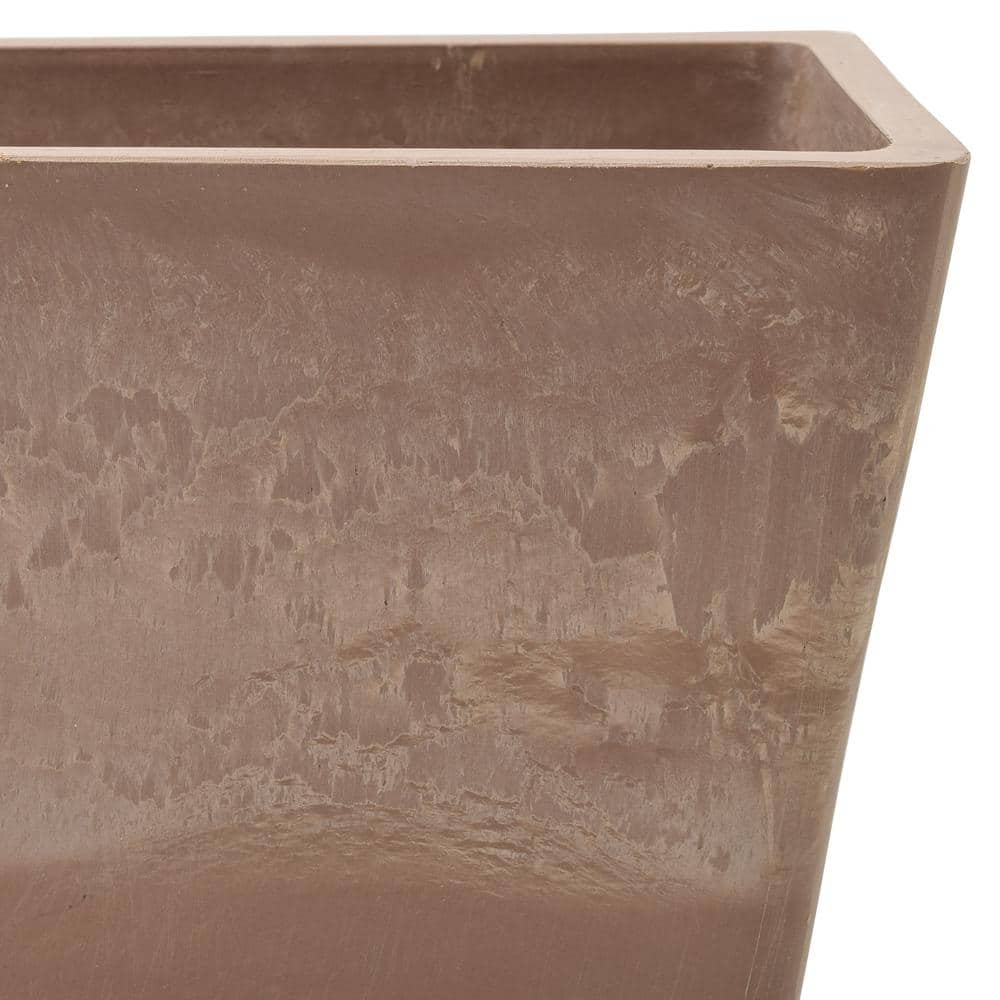 Eco-Friendly PSW Window Box Planter in Concrete Finish, 17.5" Lightweight