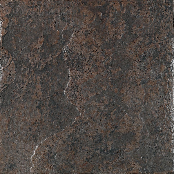 U.S. Ceramic Tile Craterlake Lava 18 in. x 18 in. Glazed Porcelain Floor & Wall Tile-DISCONTINUED