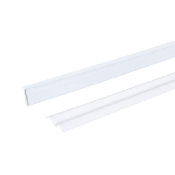 M-D 6 ft. Privacy Fence Slat White