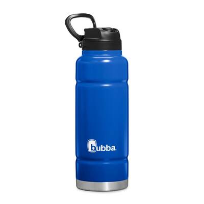Manna Retro 12 Oz Navy Double Wall Stainless Steel Bottle Hd