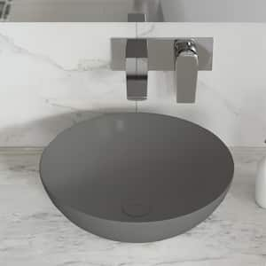 Classe Vessel Sink in Matte Grey