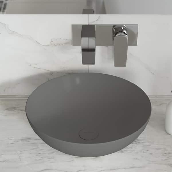 Swiss Madison Classe Vessel Sink in Matte Grey