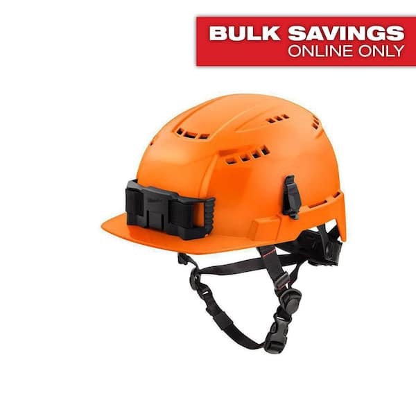 Milwaukee BOLT Orange Type 2 Class C Front Brim Vented Safety Helmet