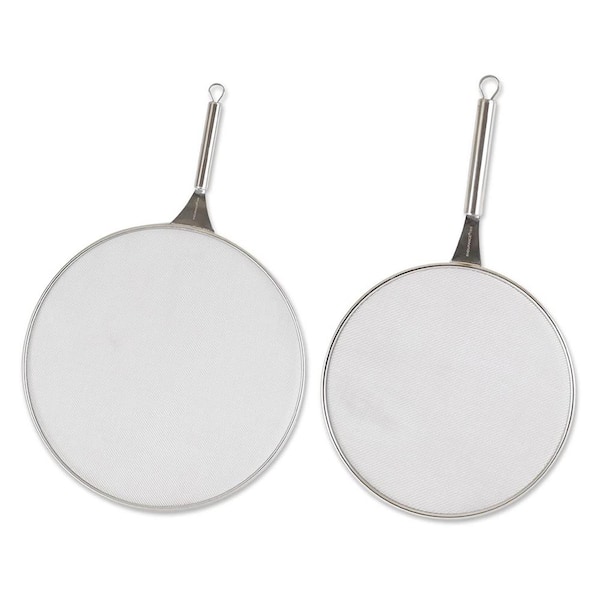 RSVP International Endurance Series 10 in. and 15 in. Silver Fine Mesh Splatter Screens