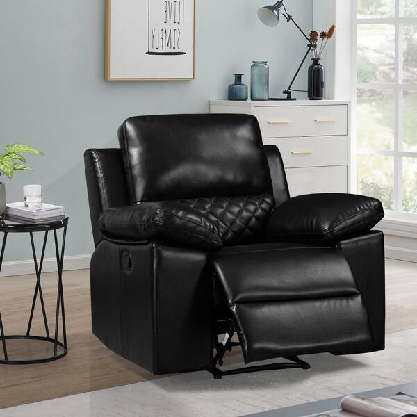 air leather recliner