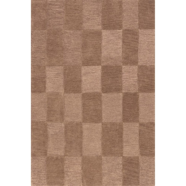 Elliot Wool Orange 5 ft. x 8 ft. Indoor/Outdoor Patio Rug