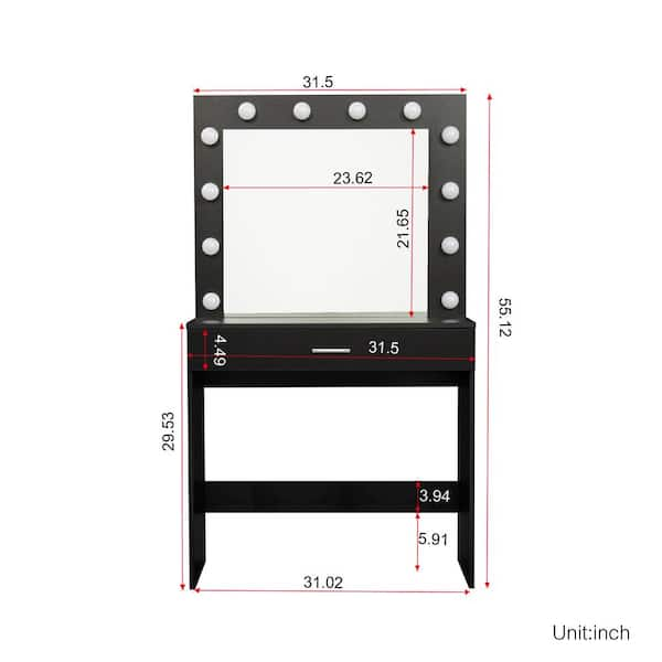 Diana Lighted Vanity – Boahaus