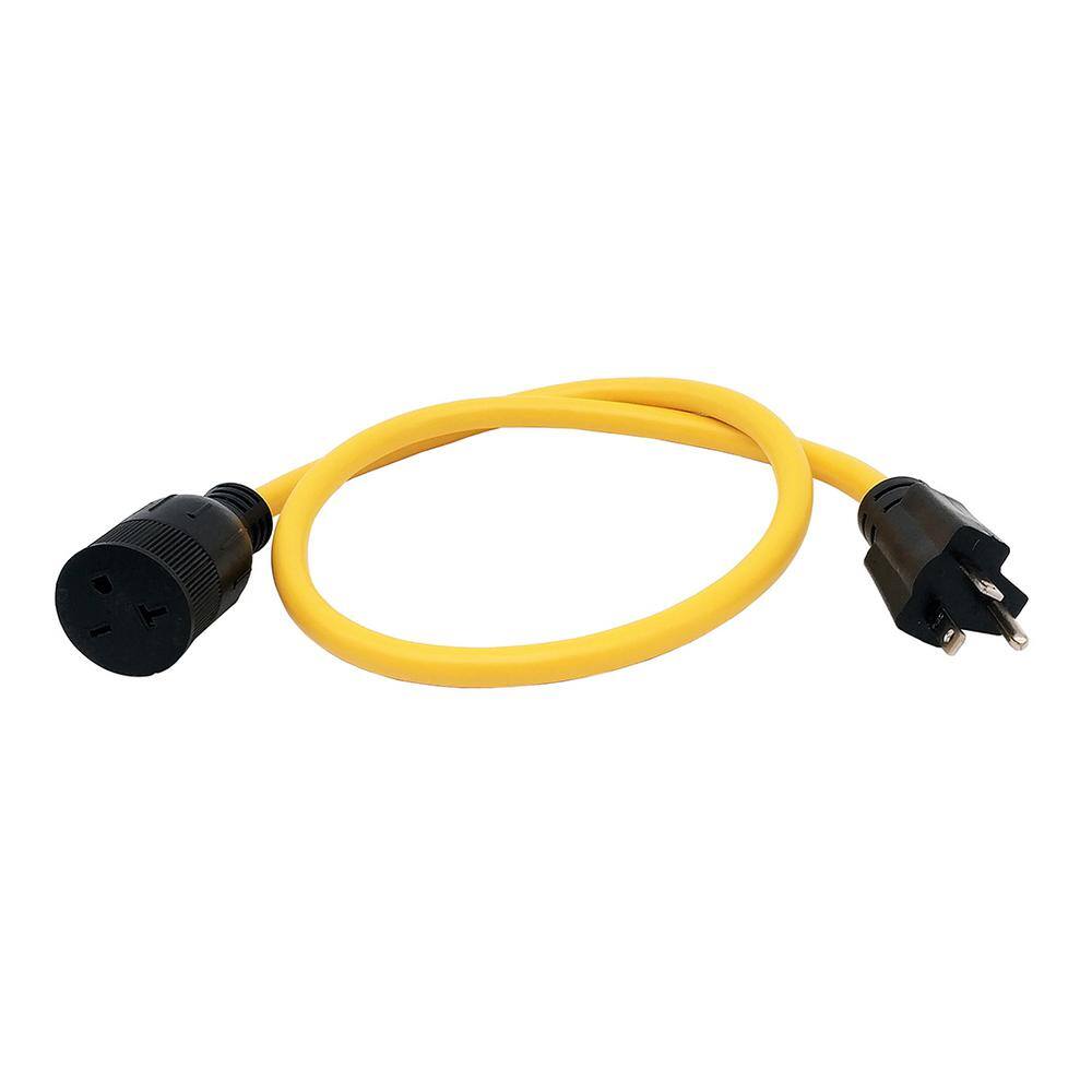 3 ft. SJTW 12/3 20 Amp 250-Volt NEMA 6-20 Indoor/Outdoor Extension Cord price history on PriceWatchPro