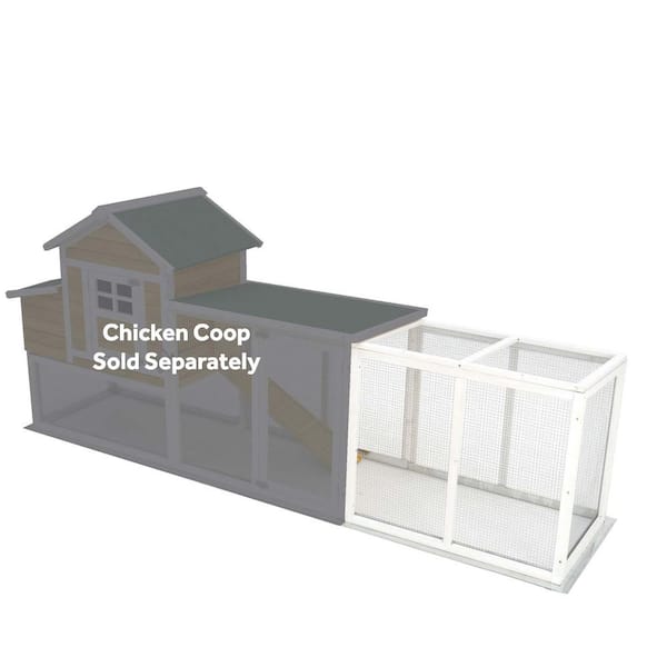 Unbranded 3 ft. Wire Run Chicken Coop Extension Kit for The Chick-Inn Coops