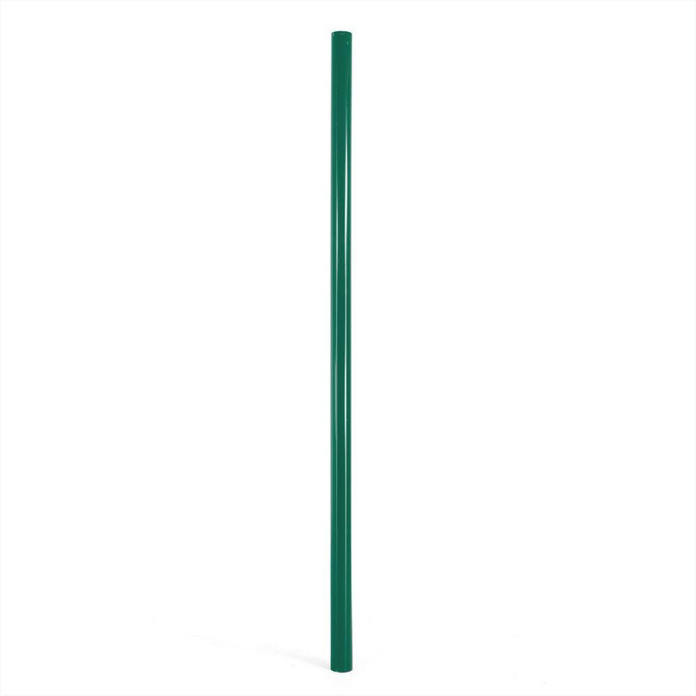 Green Galvanized 2-3/8 in. x 2-3/8 in. x 6 ft. Steel Corner Chain Link Fence Terminal Post (1 Pack) price history on PriceWatchPro
