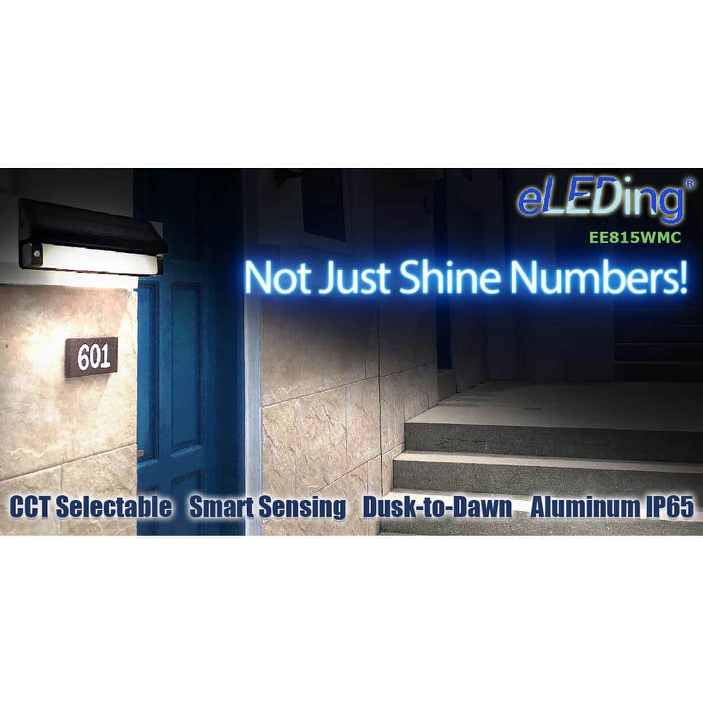 Black Aluminum Solar Powered LED Flood Security Light