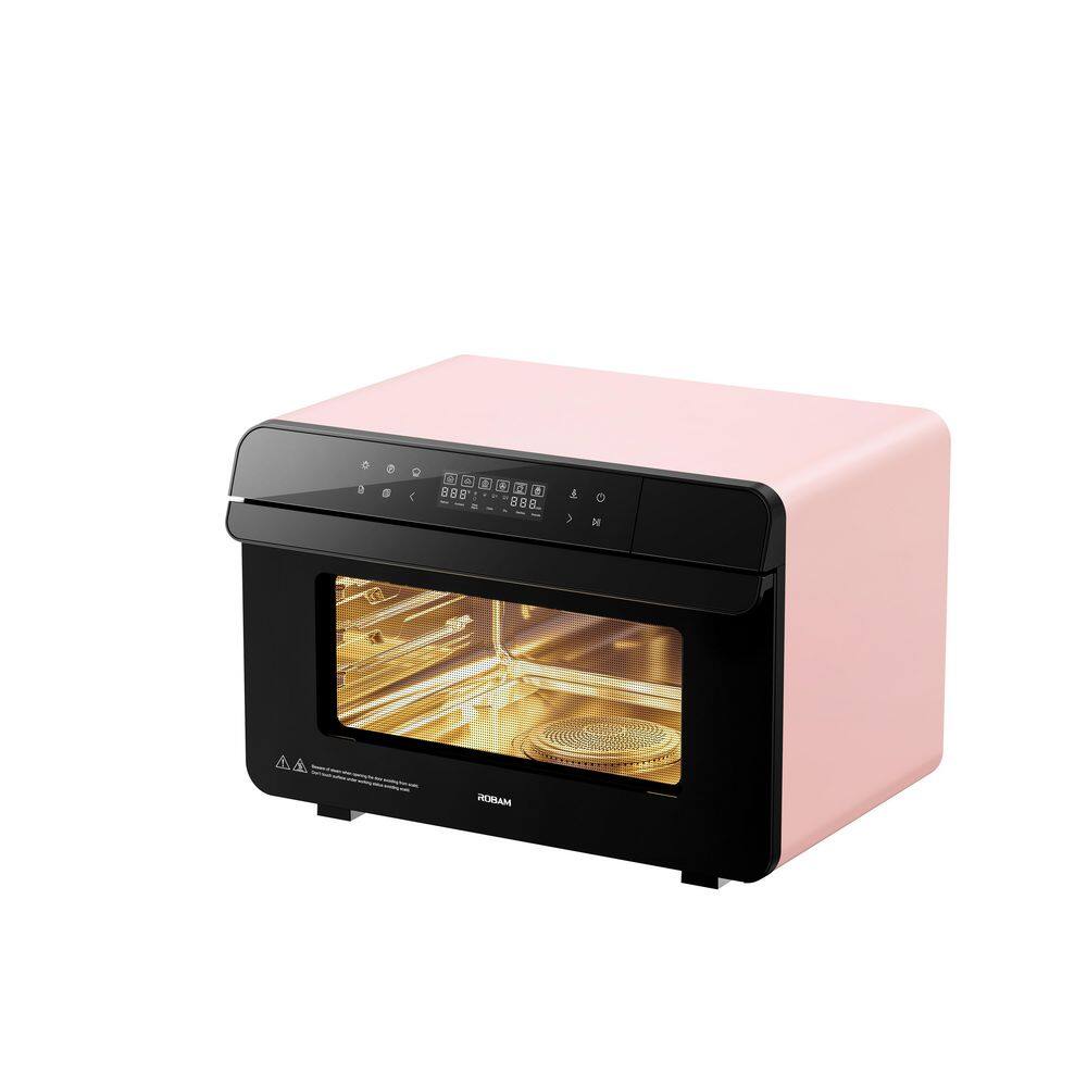 R-Box 23 Qt. Pink Glass Countertop Air Fryers with Steam, Convection and 30 Preset Recipes price history on PriceWatchPro