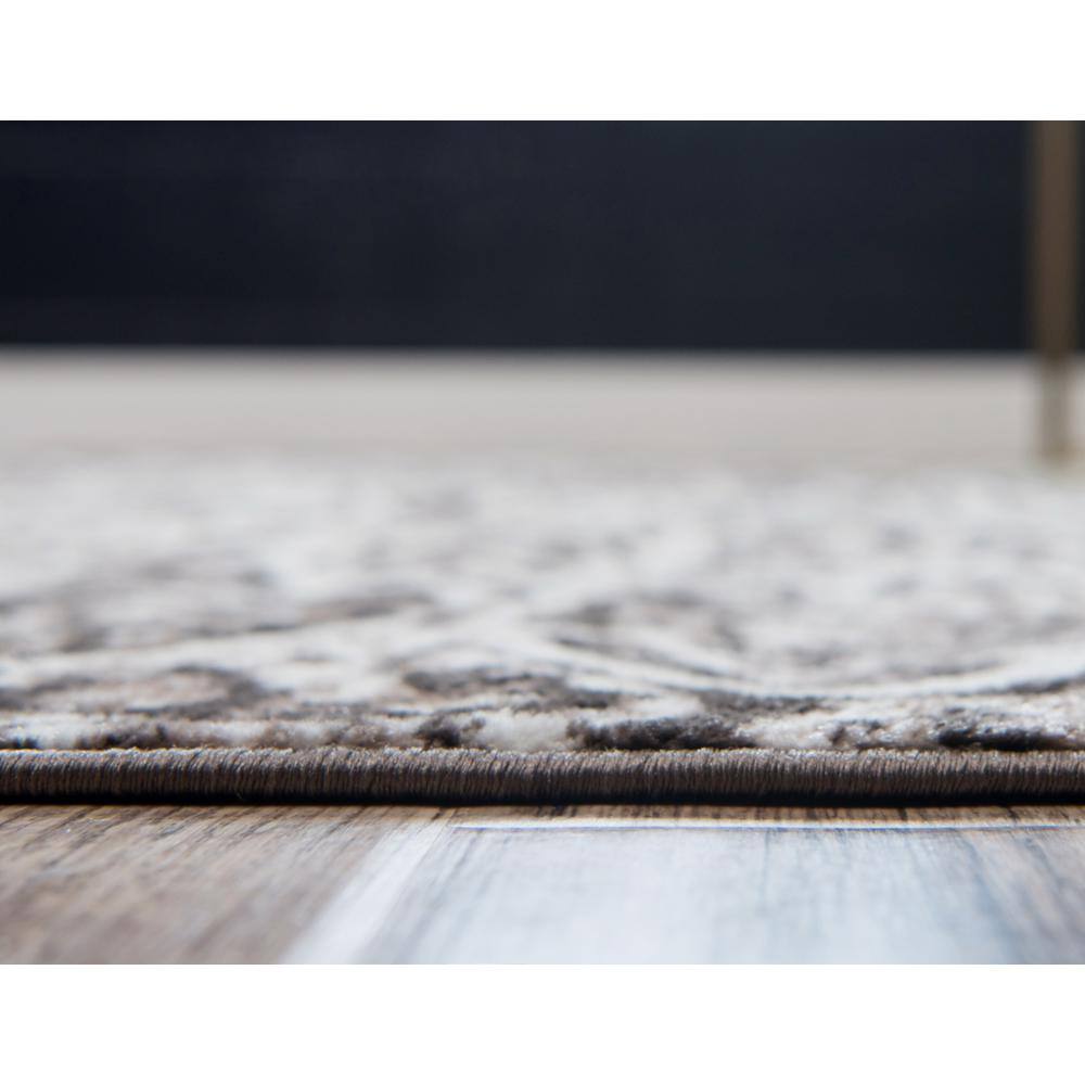 Grace Brown Rectangular Synthetic Indoor Area Rug