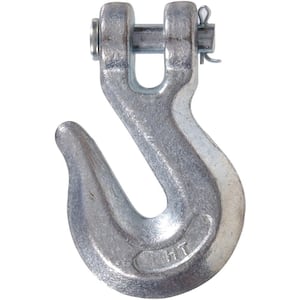 DC Cargo Mall G70 3/8 Chain Hook Heavy Duty Clevis Grab Hook for 3/8 inch Grade 70 Chain - for Trailer Truck Transport - 6,600 lbs, 2-Pack, Size: 3/8