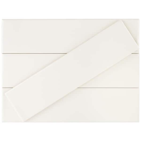 Ivy Hill Tile Birmingham Vanilla 3 in. x 12 in. Polished Ceramic