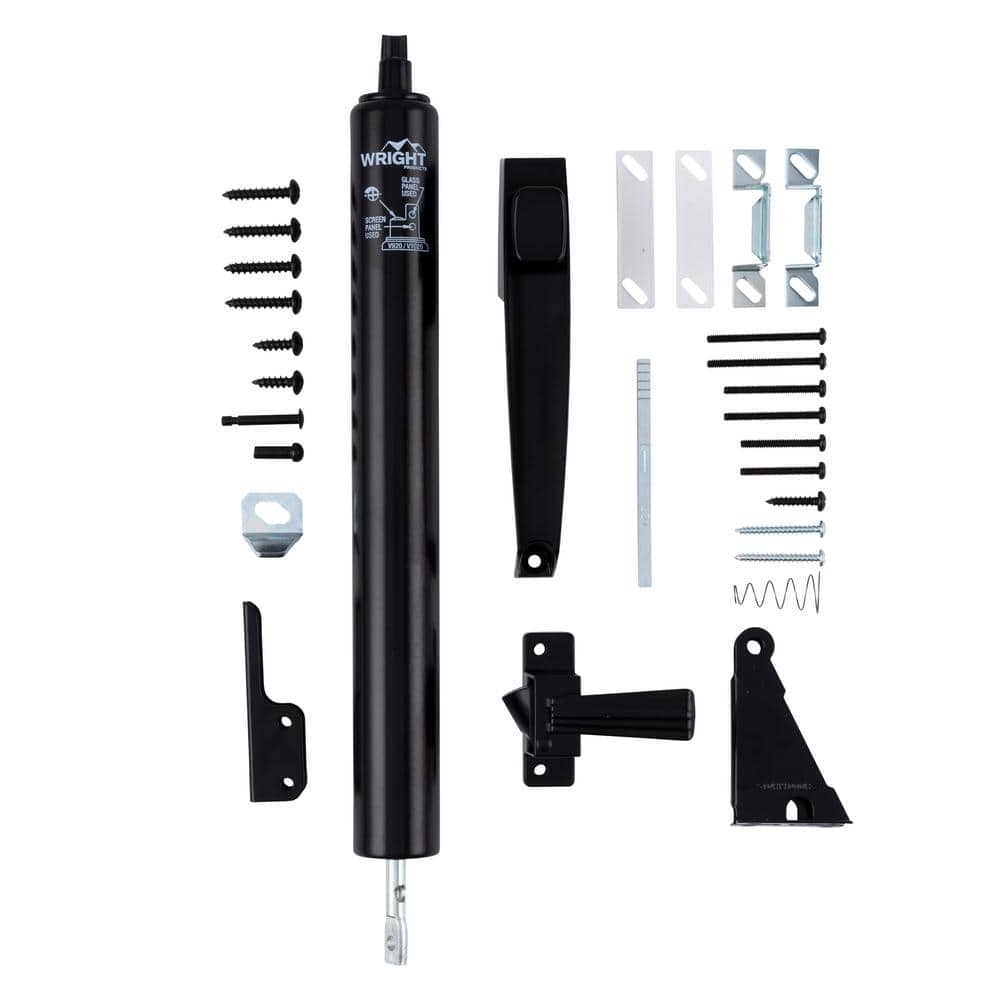 Wright Products Pneumatic Closer and Push Button Latch Combo Kit