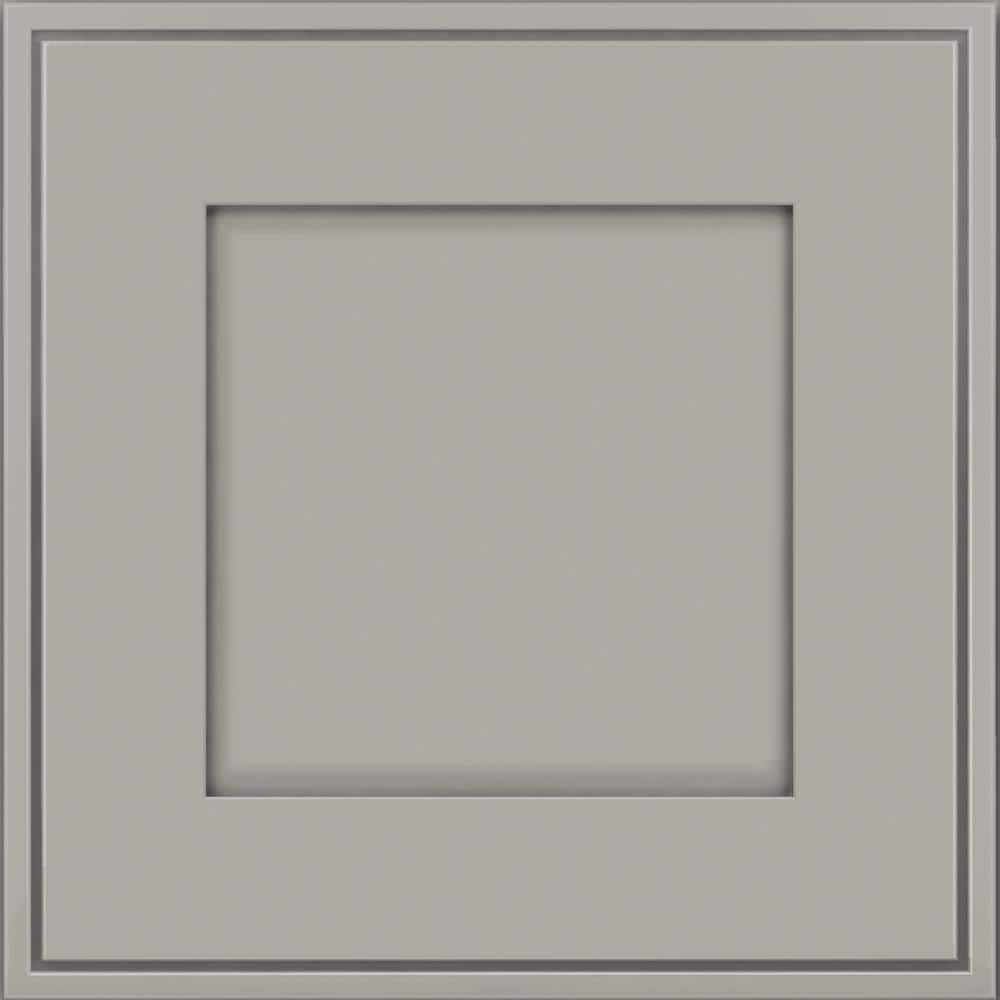 Kraftmaid Shaker 15 X 15 In Cabinet Door Sample In Pebble Grey Rdcds Hd Ah8m4 B83m The Home Depot