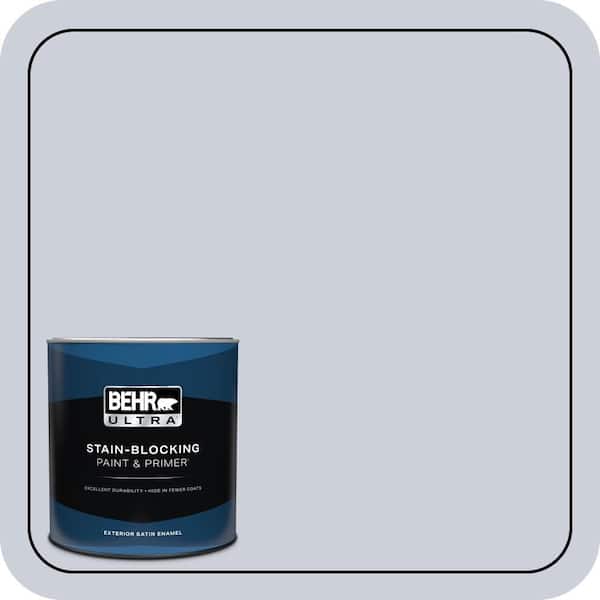 BEHR ULTRA 1 qt. #620E-2 Naturally Calm Satin Enamel Exterior Paint & Primer