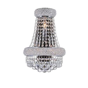 Empire 3 Light Wall Sconce With Chrome Finish