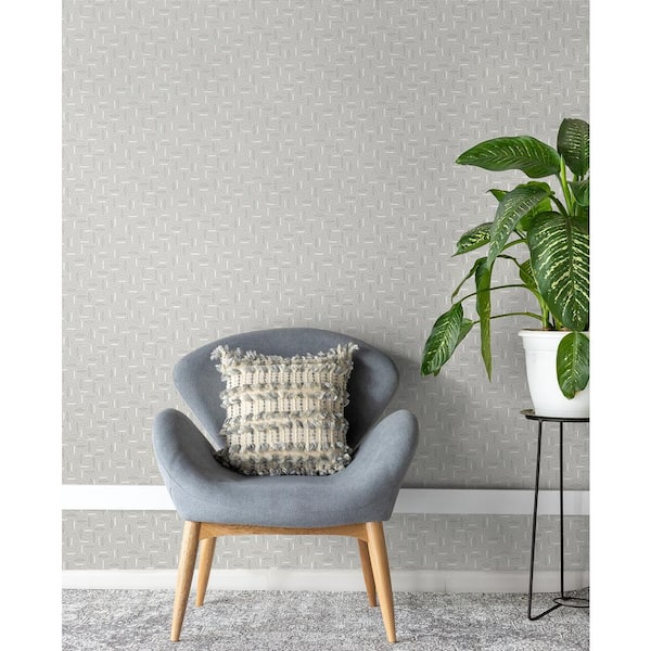 Heather Pip Geo Nonwoven Paper Non-Pasted Wallpaper Roll (Covers 57.5 sq. ft.)