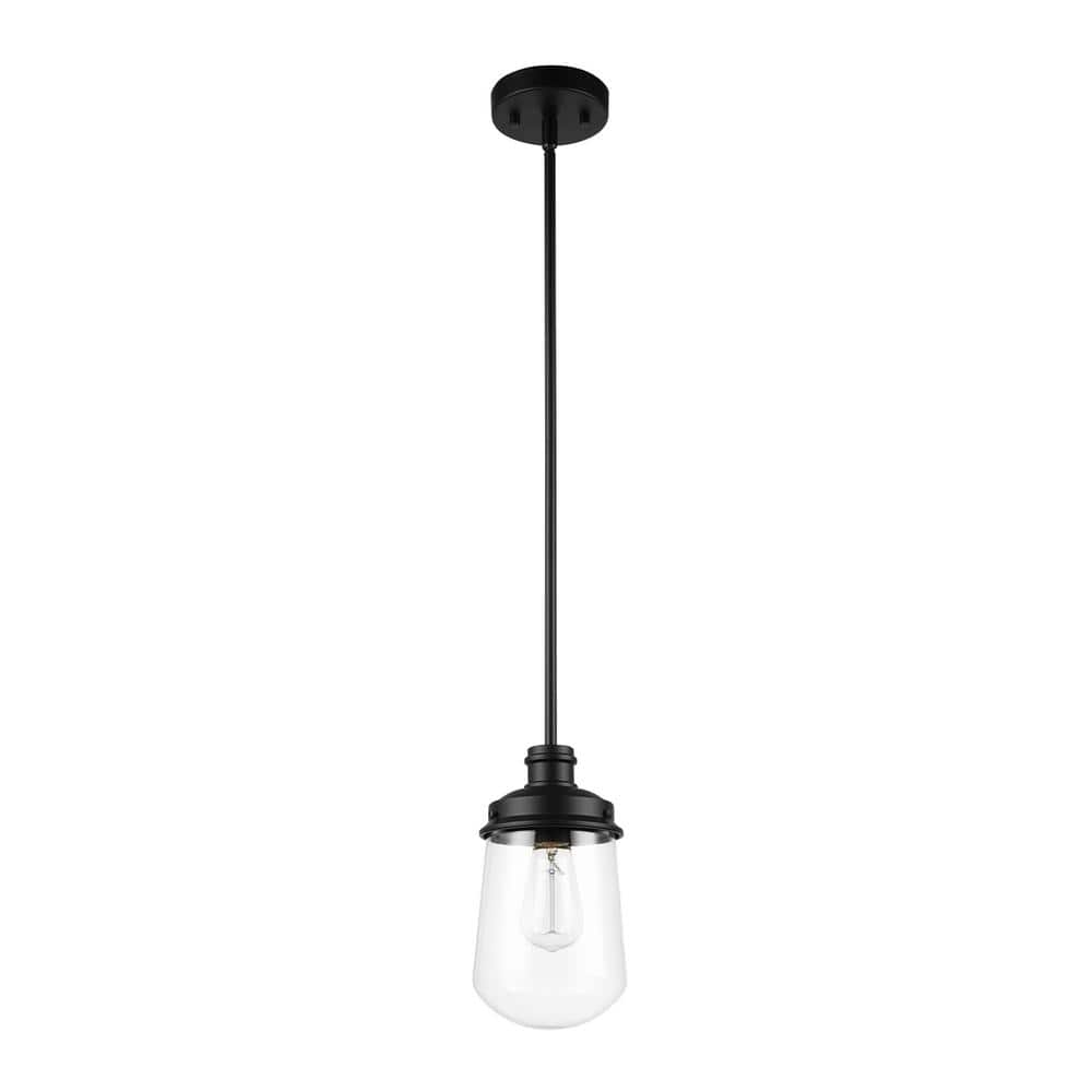 Globe Electric Edison Matte Black Industrial Cylinder Pendant Light Globe Electric Edison Matte Black Industrial Cylinder Pendant Light