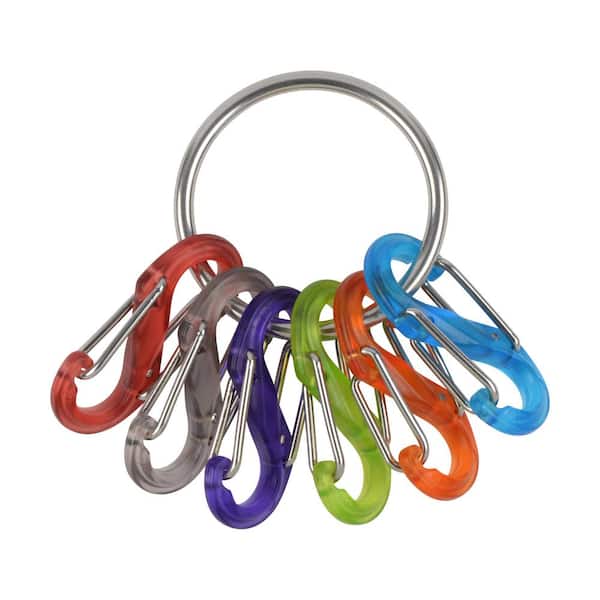 120 Pack Plastic Key Tags Split Ring Labels Window In Assorted 10 Colors  (12 Pcs