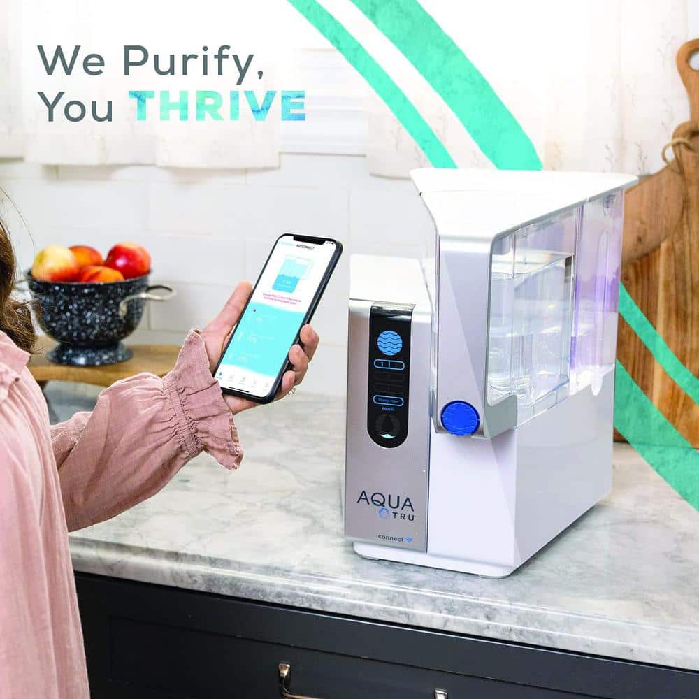 AquaTru Alkaline Smart Countertop Water Purifier with App