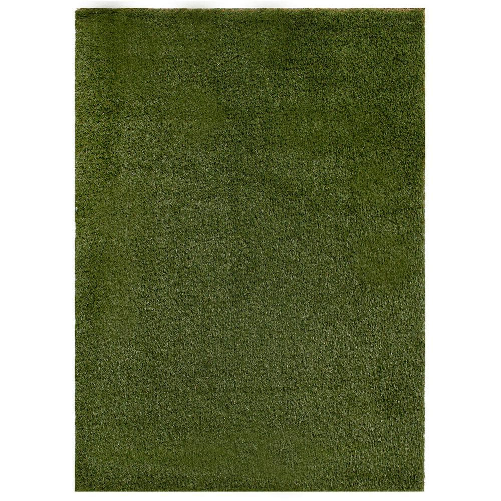 56 oz. 7.5 ft. x 9 ft. Field/Olive Green Artificial Grass Rug price history on PriceWatchPro