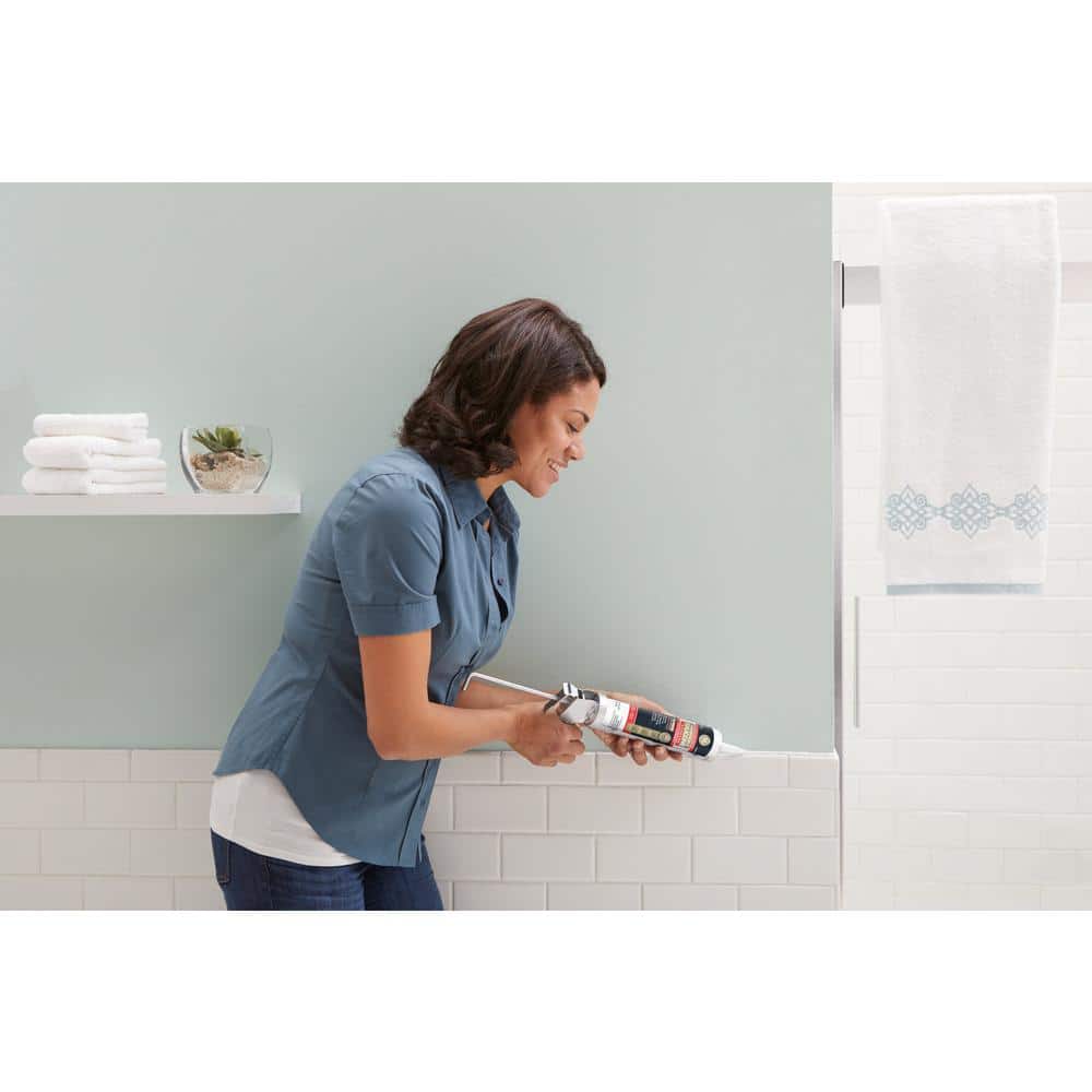 White 10oz Paintable Silicone Kitchen & Bath Sealant