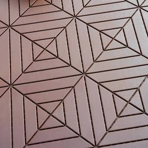 Dark Brown 1 ft. x 1 ft. All-Weather Plastic Outdoor Interlocking Deck Tiles, Garage Floor Tiles(44-Pack)