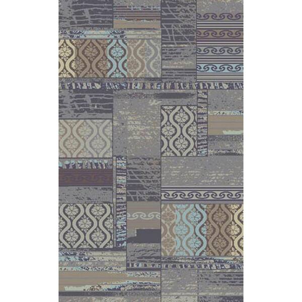 LA Rug Palazzo Collection Multi 7 ft. 3 in. x 10 ft. Indoor Area Rug