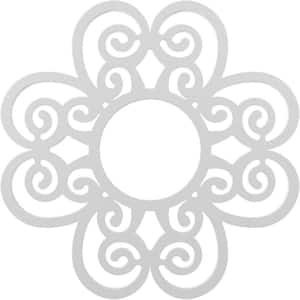 28 in. O.D. x 9-5/8 in. I.D. x 3/4 in. P Cohen Architectural Grade PVC Pierced Ceiling Medallion