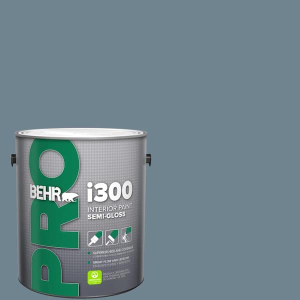 BEHR PRO 1 gal. #PPF-37 Rocky Creek Semi-Gloss Interior Paint