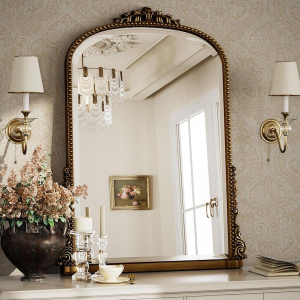 み*ぃ様 【早い者勝ち！】antique mirror 壁掛けゴールド アンティ Amazon.com: WAMIRRO Antique Mirror,Gold Traditional Vintage Ornate