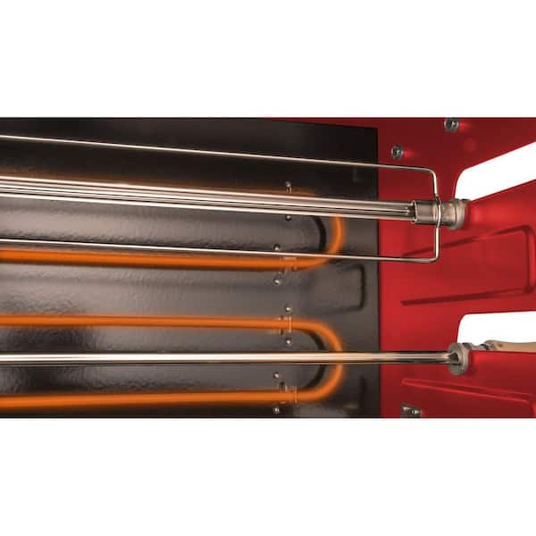 BRAZILIAN FLAME 2-Skewer Brazilian Rotisserie Portable Electric