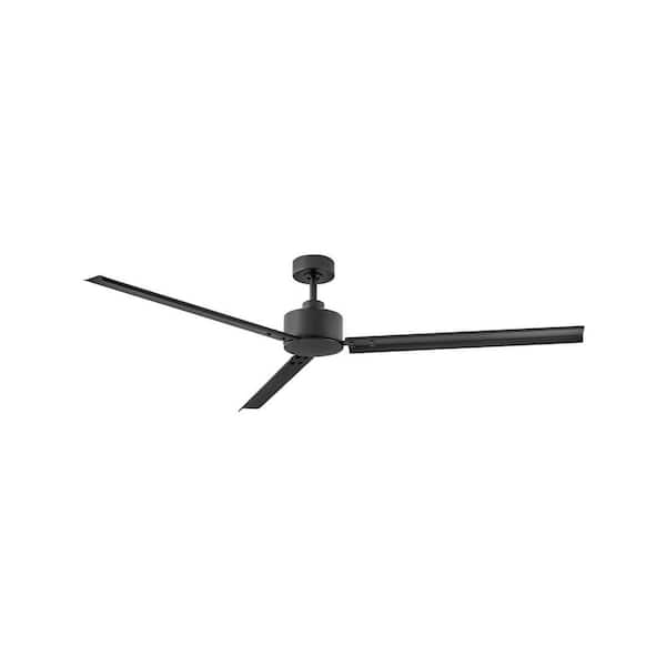 Hinkley Indy 72" 4-Speed Indoor/Outdoor Ceiling Fan, Matte Black