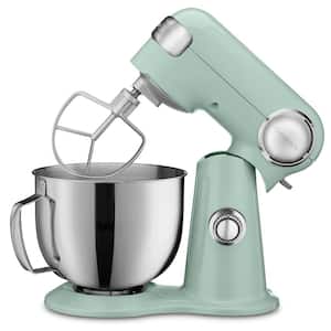 Precision Master 5.5 Qt. 12-Speed Agave Green Stand Mixer with Attachments