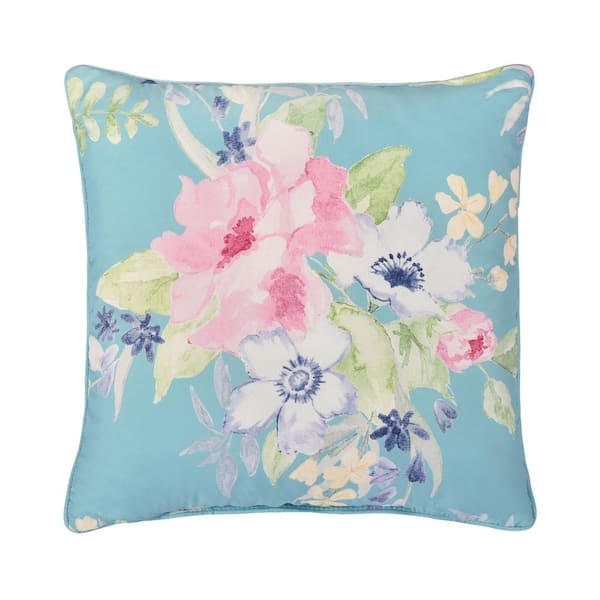 Unbranded Edessa Polyester 18 in. Square Decorative 18 in. x 18 in. Throw Pillow