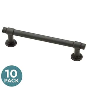 Francisco 4 in. (102 mm) Classic Soft Iron Cabinet Drawer Bar Pulls (10-Pack)