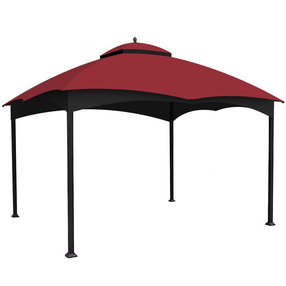 10 x 12 ft. Burgundy Fabric Patio Gazebo Replacement Canopy, Heavy Duty Tent Roof Top with Air Vent (Cover Only) price history on PriceWatchPro