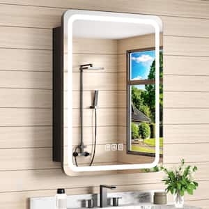 ZXDDMS 20 in. W x 28 in. H Rectangular 3 Color Flowing LED Light ...