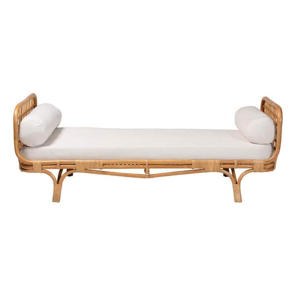 bali & pari Aiko Light Honey Rattan Twin Daybed 259-14240-HD - The