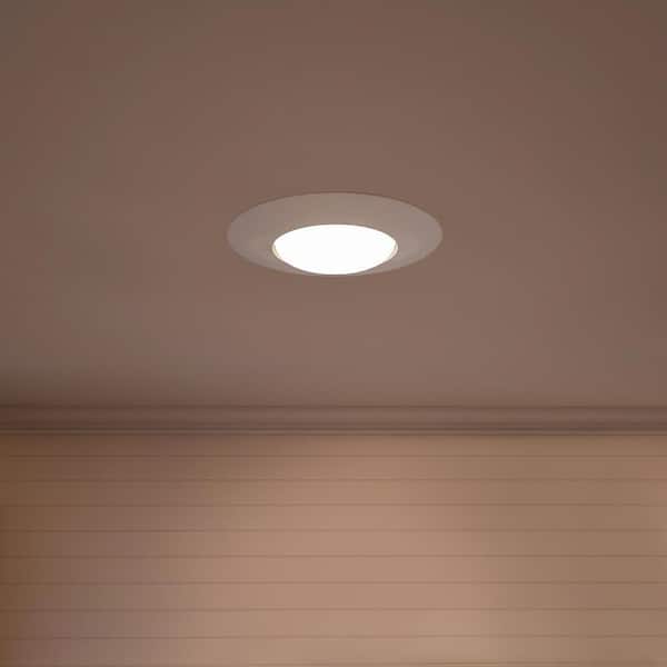 HALO 301 Series 6 in. White Recessed Ceiling Light Open Splay Trim
