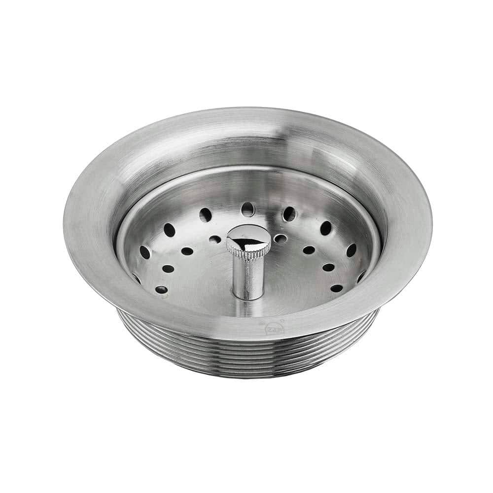 American Standard Kitchen Sink Drain with Strainer in Stainless Steel  20.20