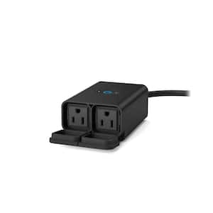Defiant 15 Amp 120-Volt Smart Wi-Fi Bluetooth Outdoor Plug with 2 Outlets  Powered by Hubspace HPPA52CWB - The Home Depot
