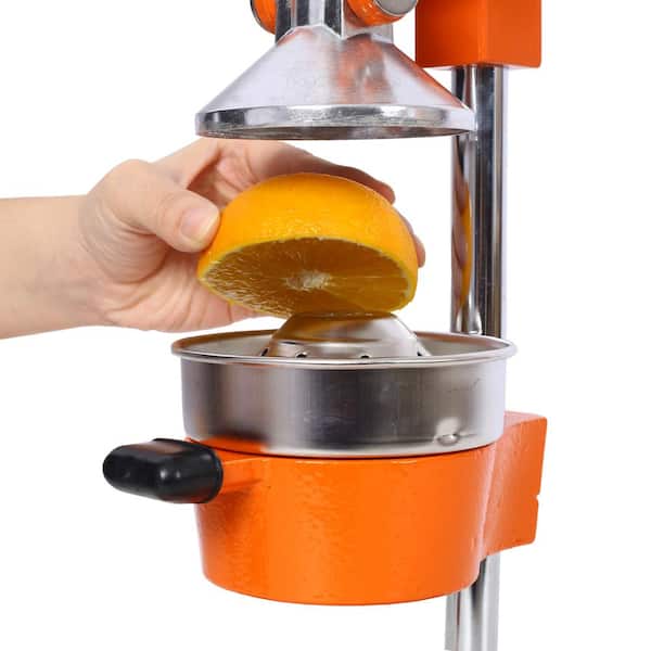 Cesicia Extra-Large Commercial 11.2 in. W Cast Iron Orange Hand